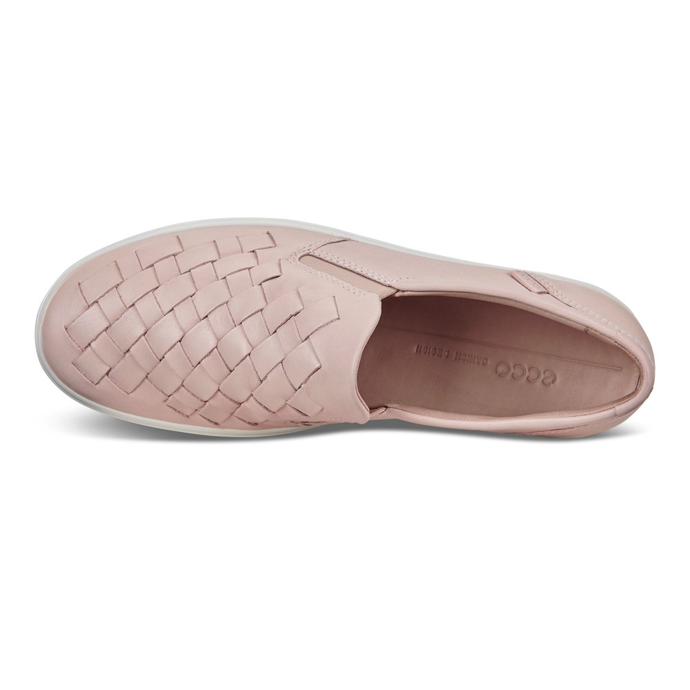 Womens Sneakers - ECCO Soft 7 - Pink - 5217PNMJY